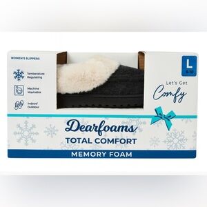 Dearfoams Total Comfort Memory Foam Slippers